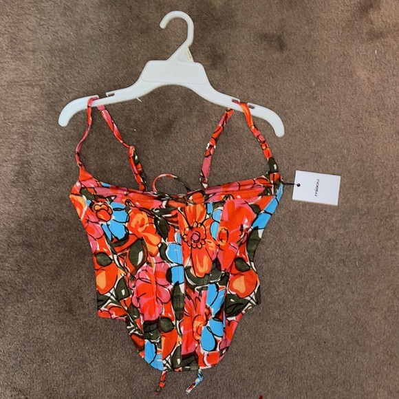 NWT Miaou V Corset in Parisian Flower Rouge - Picture 4 of 7